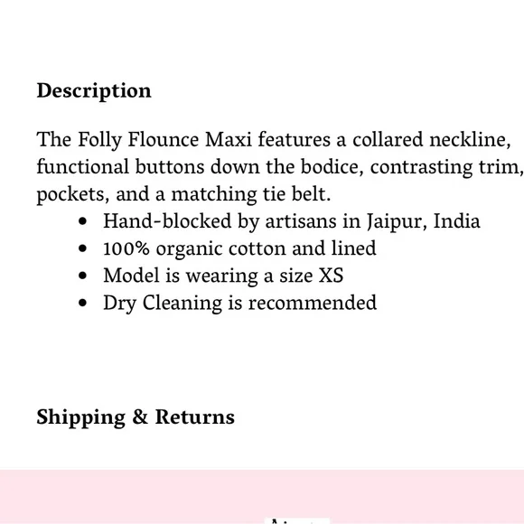 NWOT Victoria Dunn Folly Maxi Camelia - Picture 4 of 11